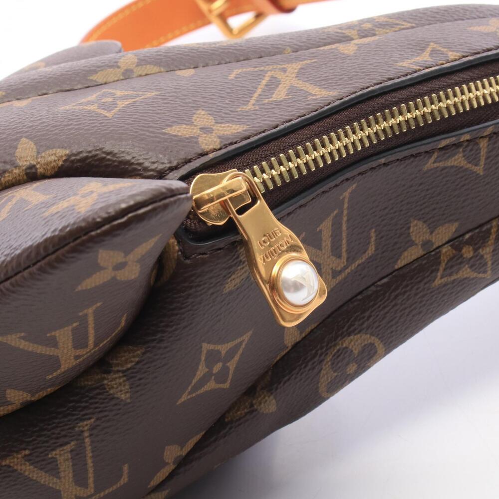 Louis Vuitton Dolphin Bag Monogram Canvas Leather Shoulder Bag Brown - Picture 6 of 8